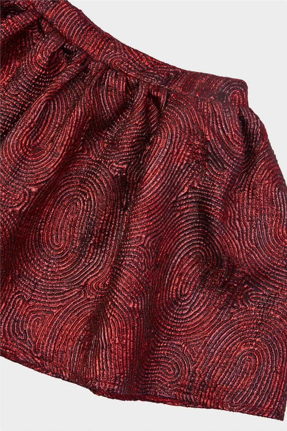 Tyess Kız Çocuk Bordo Etek