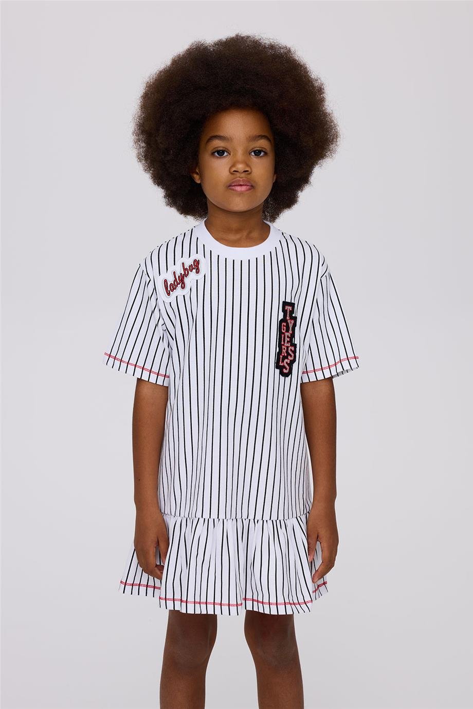 Tyess Girl Striped DressTyess Girl Striped Dress
