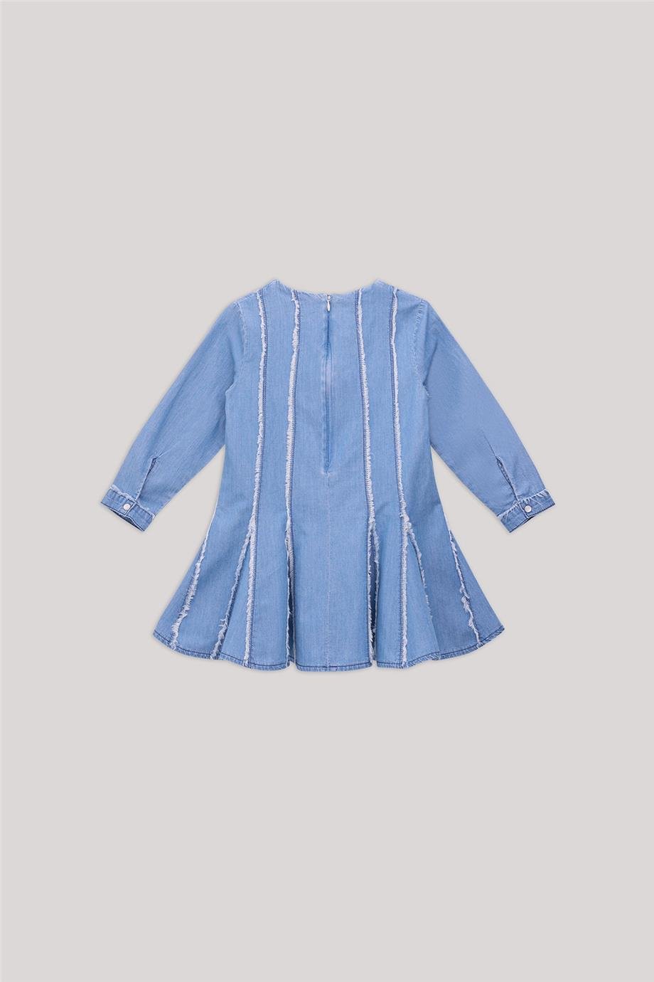 Tyess Kız Çocuk Denim Elbise