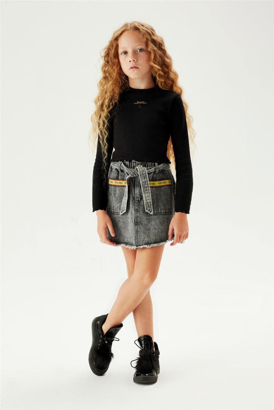 Tyess Kız Çocuk Denim Etek