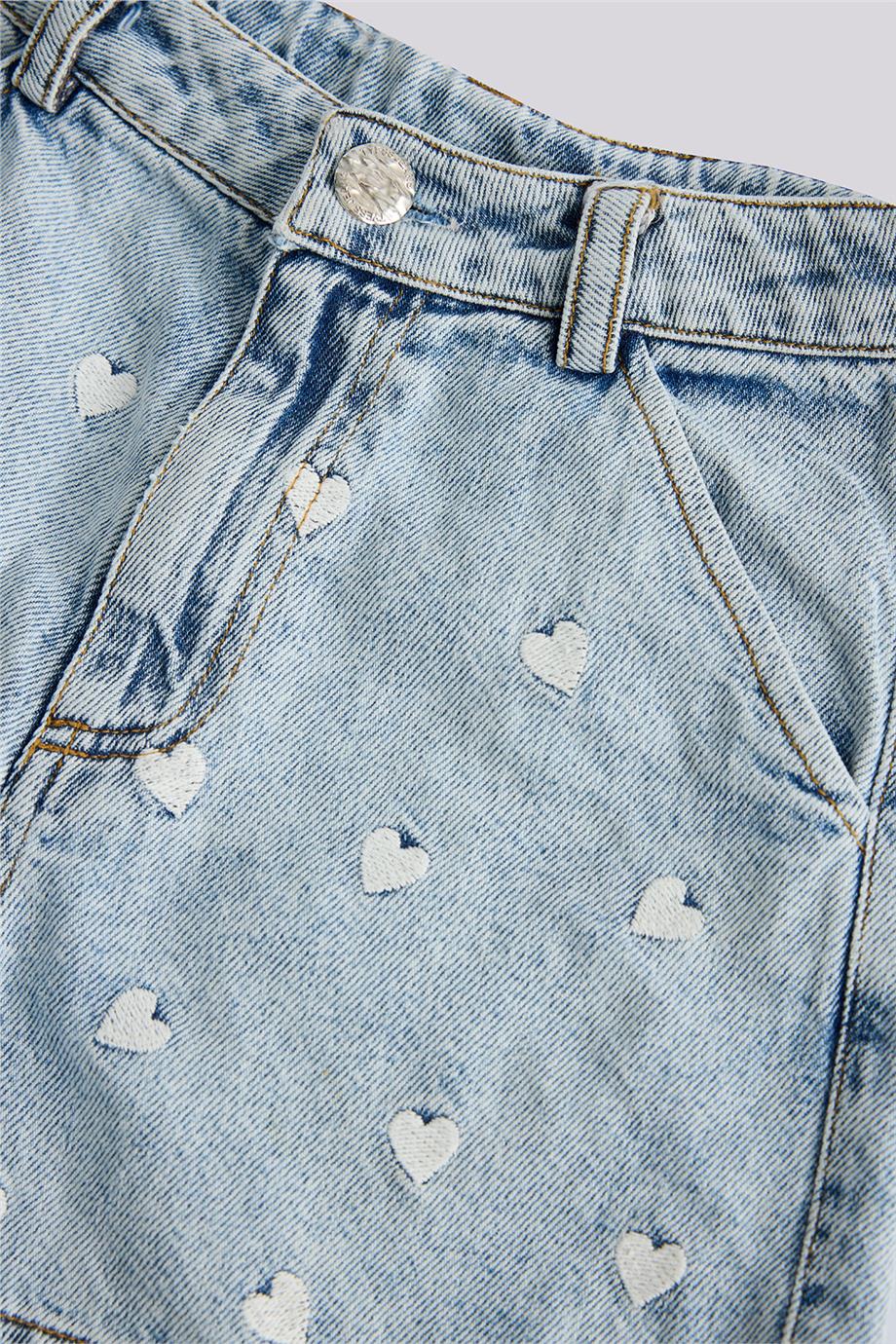 Tyess Kız Çocuk Denim ŞortTyess Kız Çocuk Denim Şort