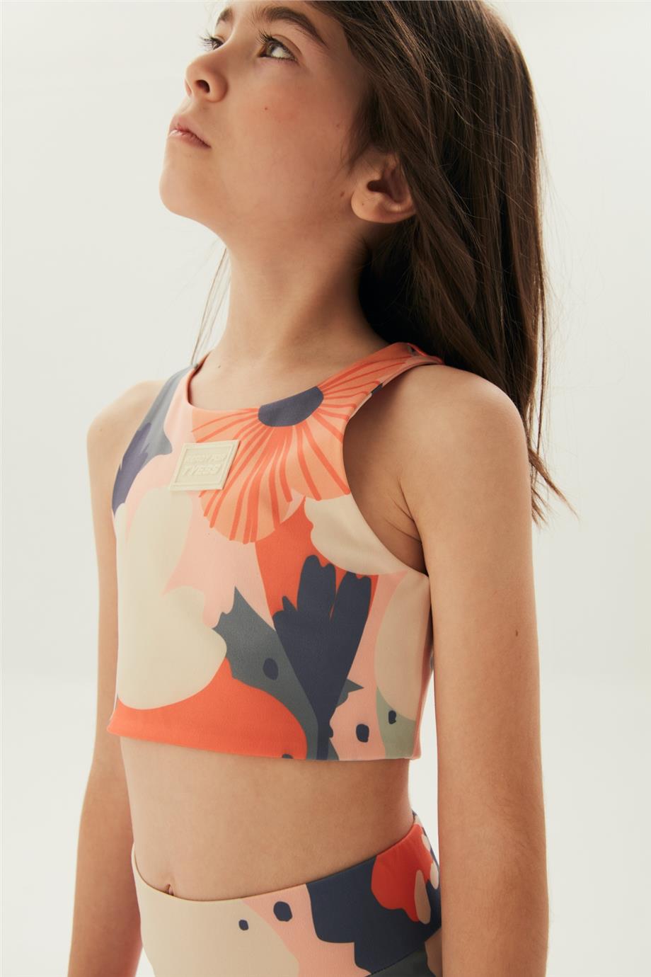 Tyess Kız Çocuk Desenli Atlet