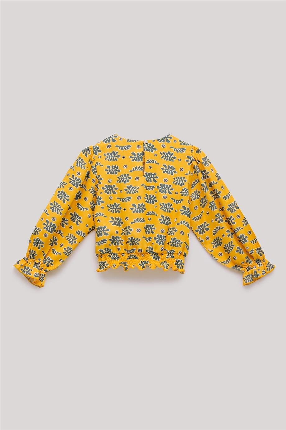 Tyess Kız Çocuk Desenli Bluz