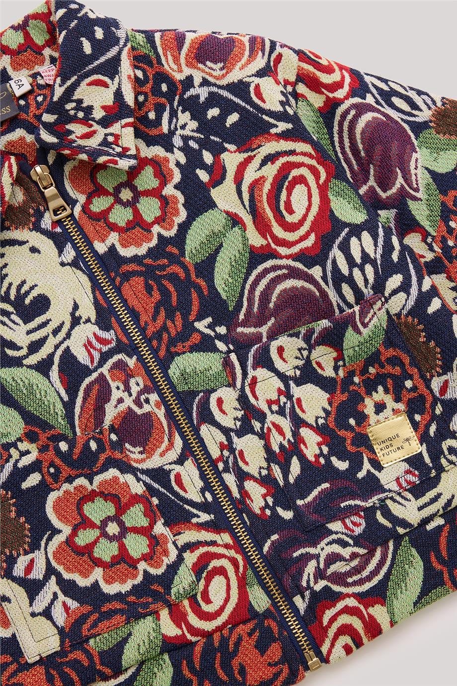 Tyess Kız Çocuk Desenli Ceket