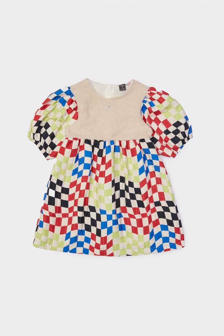 Tyess Kız Çocuk Desenli Elbise