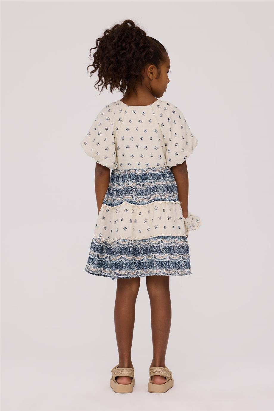 Tyess Girl Patterned DressTyess Girl Patterned Dress