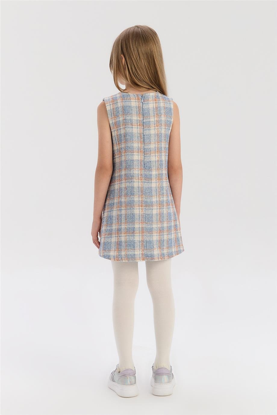 Tyess Kız Çocuk Desenli ElbiseTyess Kız Çocuk Desenli Elbise