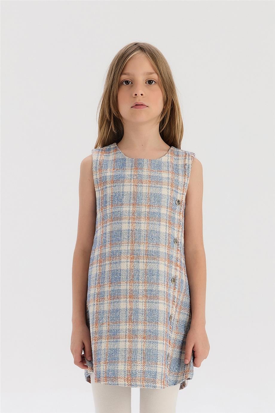 Tyess Kız Çocuk Desenli ElbiseTyess Kız Çocuk Desenli Elbise