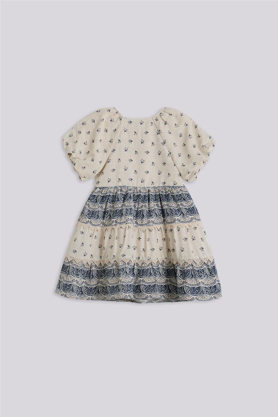 Tyess Girl Patterned DressTyess Girl Patterned Dress