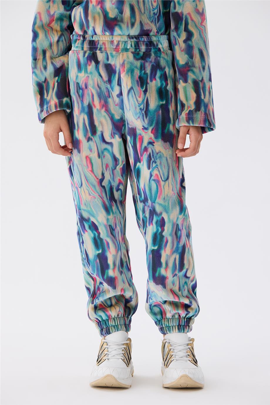 Tyess Kız Çocuk Desenli Eşofman Altı