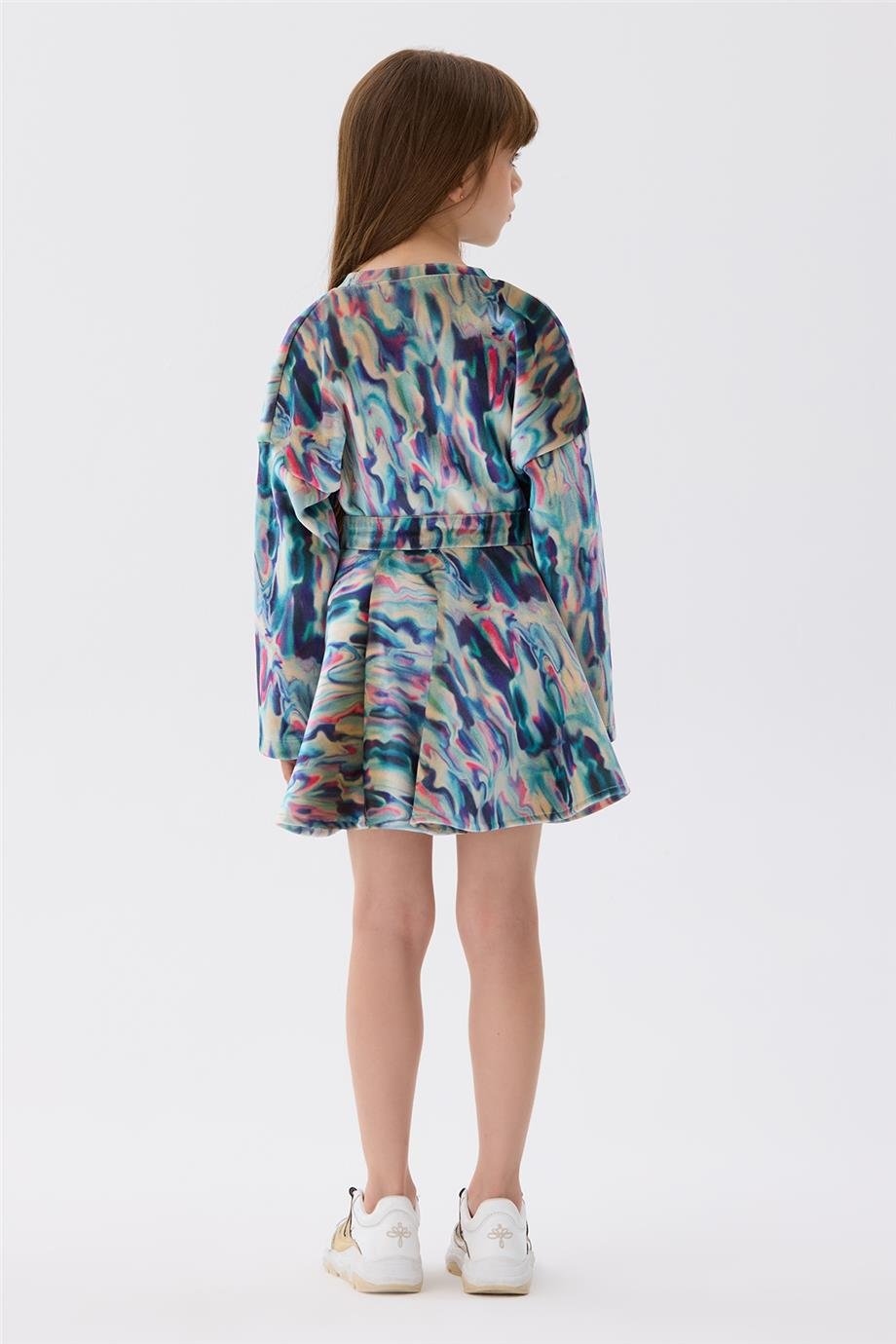 Tyess Kız Çocuk Desenli Etek