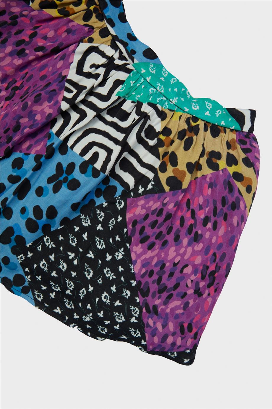 Tyess Kız Çocuk Desenli Etek