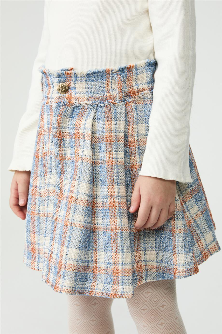 Tyess Kız Çocuk Desenli EtekTyess Kız Çocuk Desenli Etek