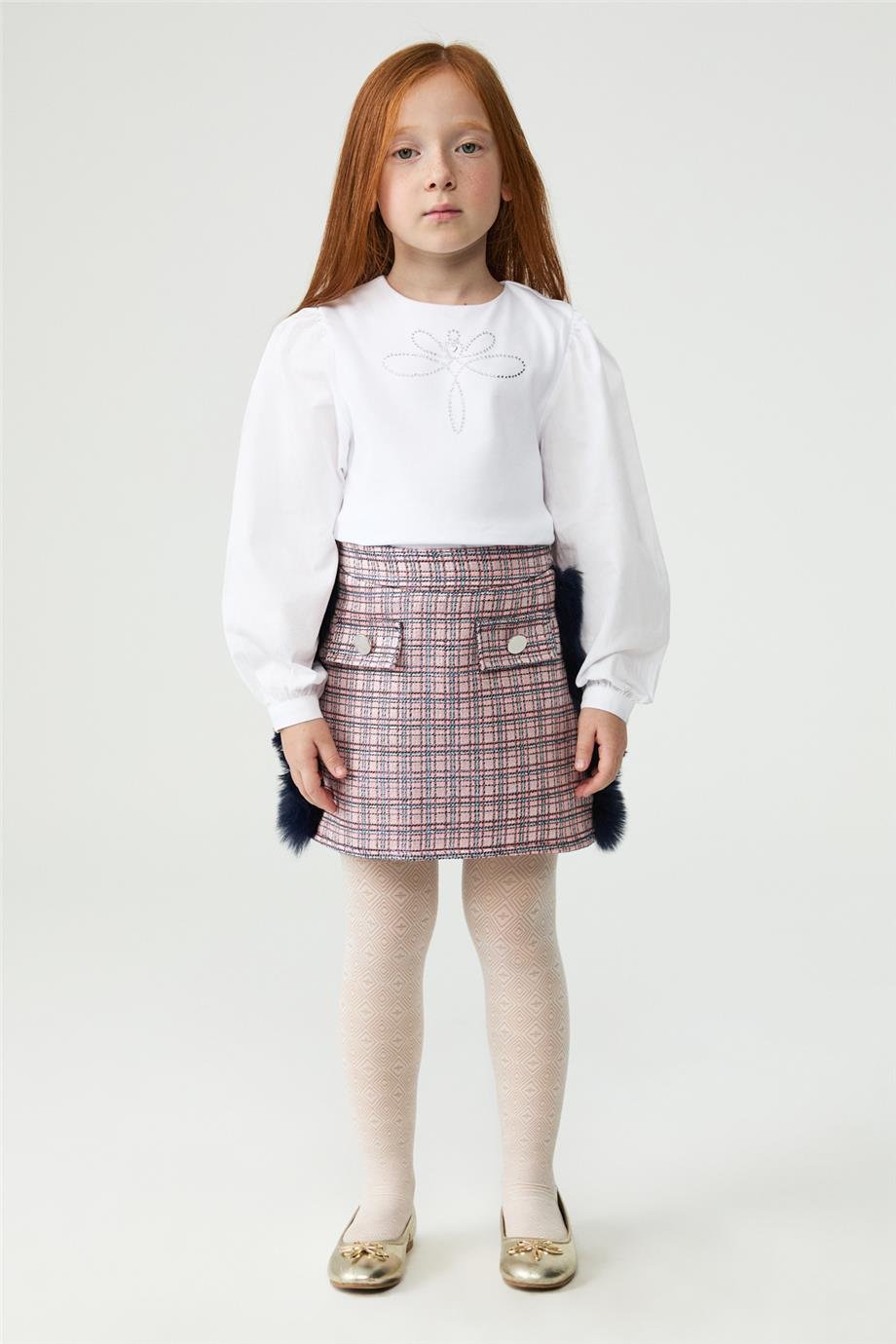 Tyess Girl Patterned SkirtTyess Girl Patterned Skirt