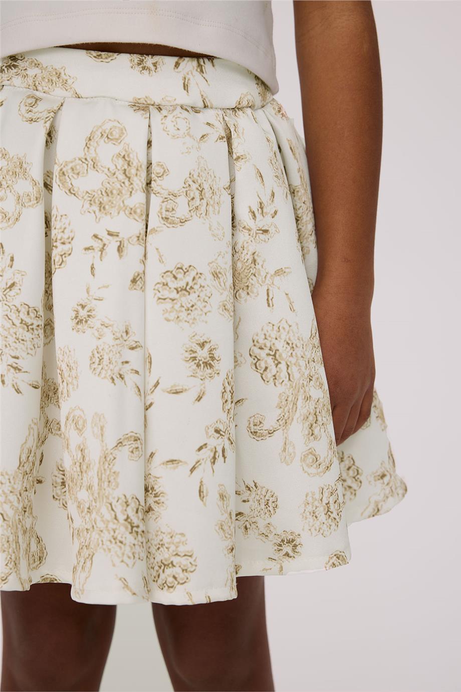 Tyess Kız Çocuk Desenli EtekTyess Kız Çocuk Desenli Etek