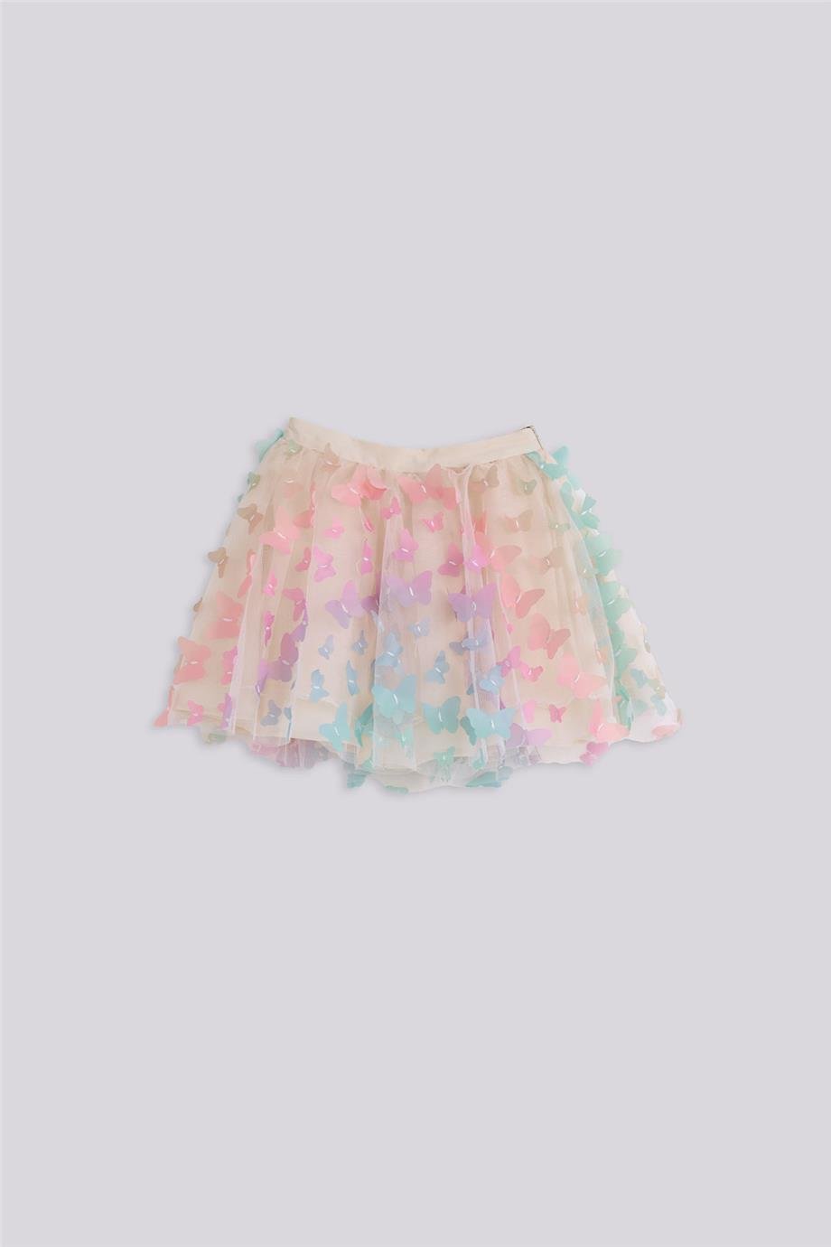 Tyess Kız Çocuk Desenli EtekTyess Kız Çocuk Desenli Etek