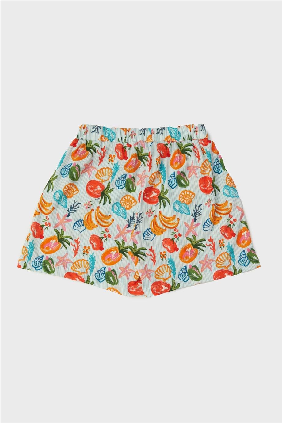 Tyess Kız Çocuk Desenli Pijama Takımı