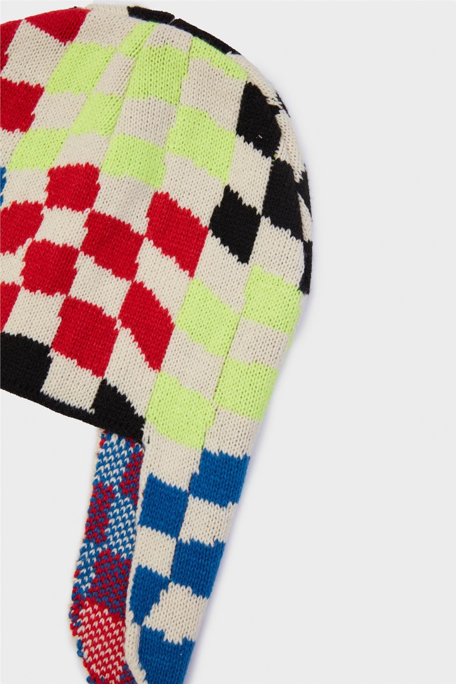 Tyess Kız Çocuk Desenli Şapka