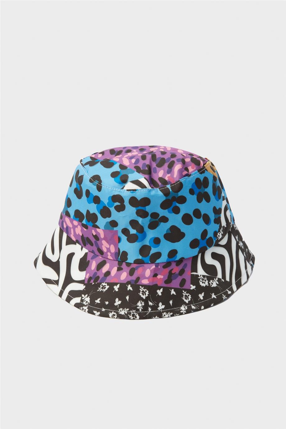Tyess Kız Çocuk Desenli Şapka