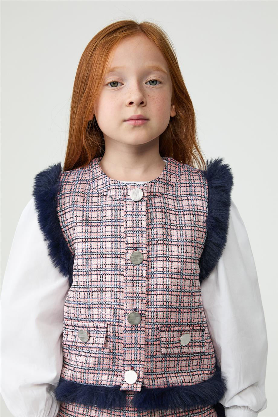 Tyess Girl Patterned VestTyess Girl Patterned Vest