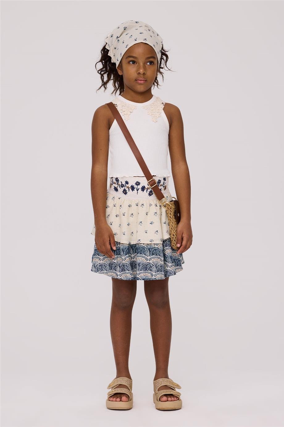 Tyess Kız Çocuk Ekru AtletTyess Kız Çocuk Ekru Atlet