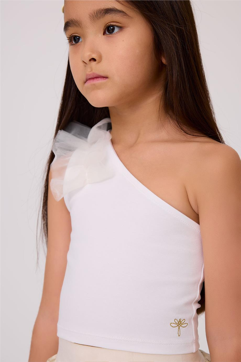 Tyess Kız Çocuk Ekru BluzTyess Kız Çocuk Ekru Bluz