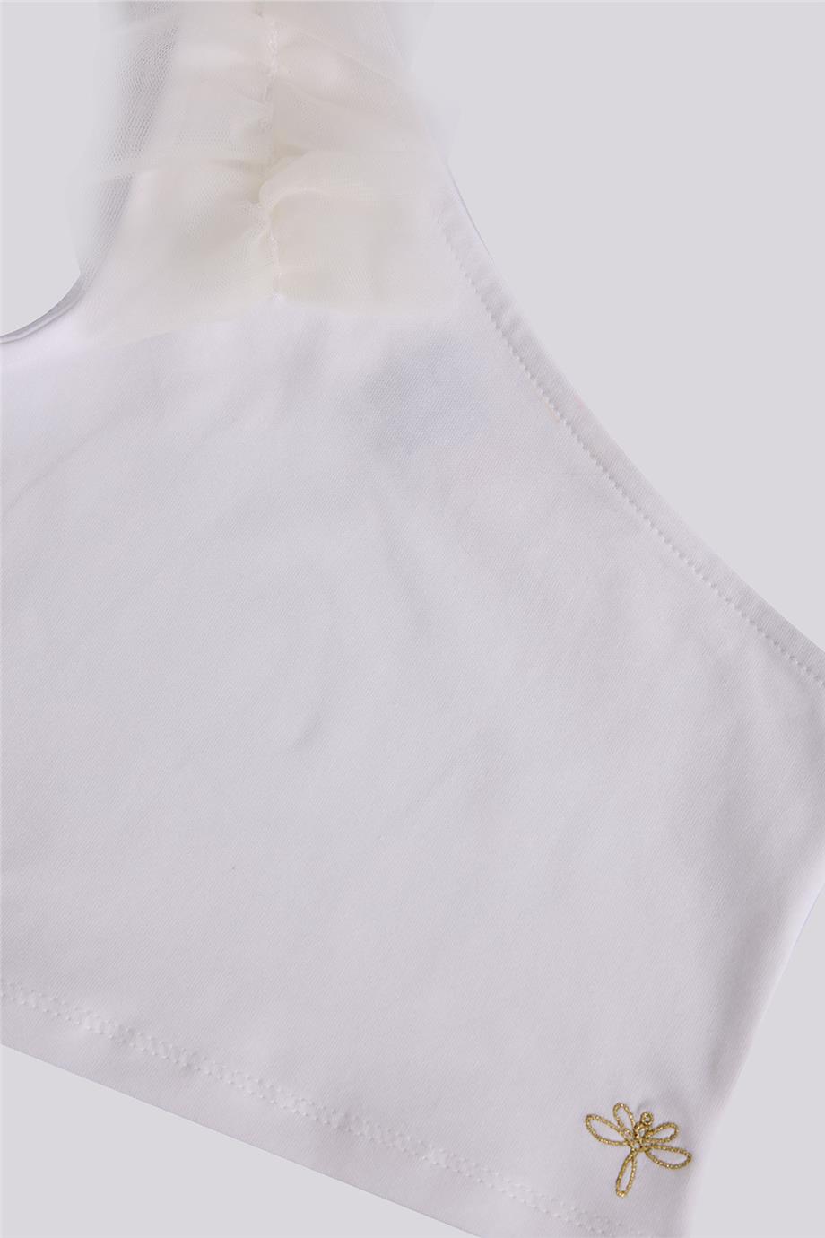 Tyess Kız Çocuk Ekru BluzTyess Kız Çocuk Ekru Bluz