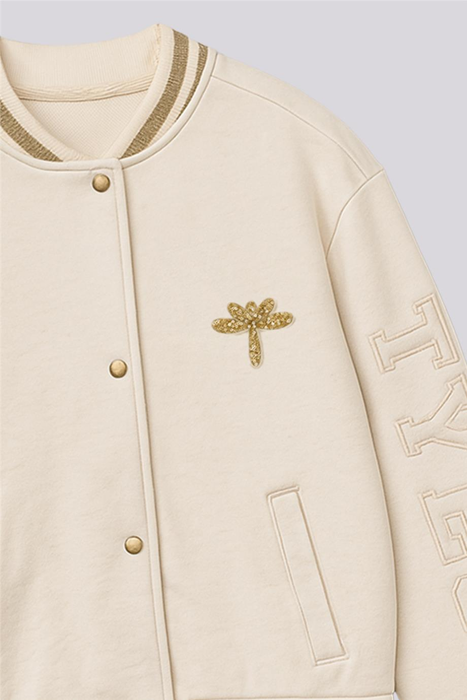 Tyess Kız Çocuk Ekru CeketTyess Kız Çocuk Ekru Ceket