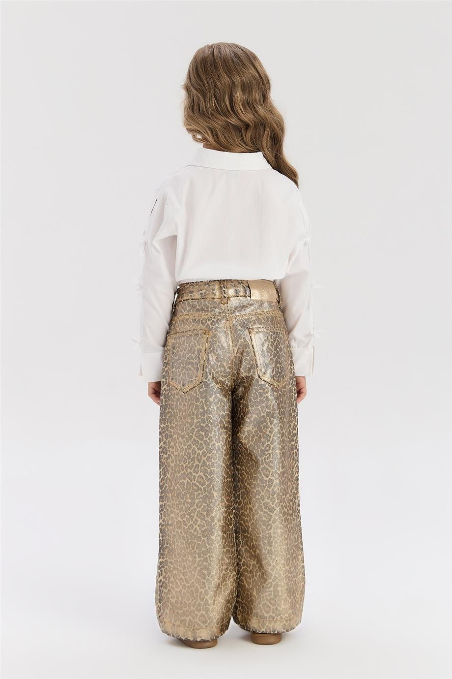 Tyess Kız Çocuk Ekru GömlekTyess Kız Çocuk Ekru Gömlek