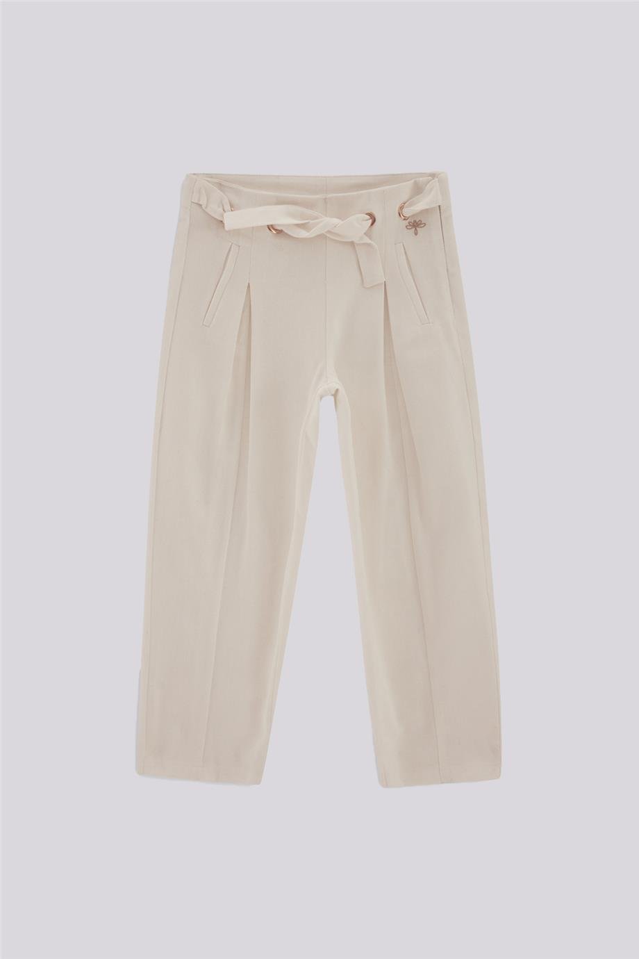 Tyess Kız Çocuk Ekru PantolonTyess Kız Çocuk Ekru Pantolon