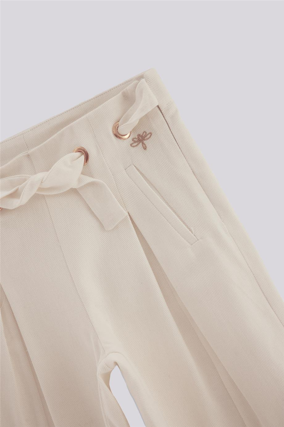 Tyess Kız Çocuk Ekru PantolonTyess Kız Çocuk Ekru Pantolon