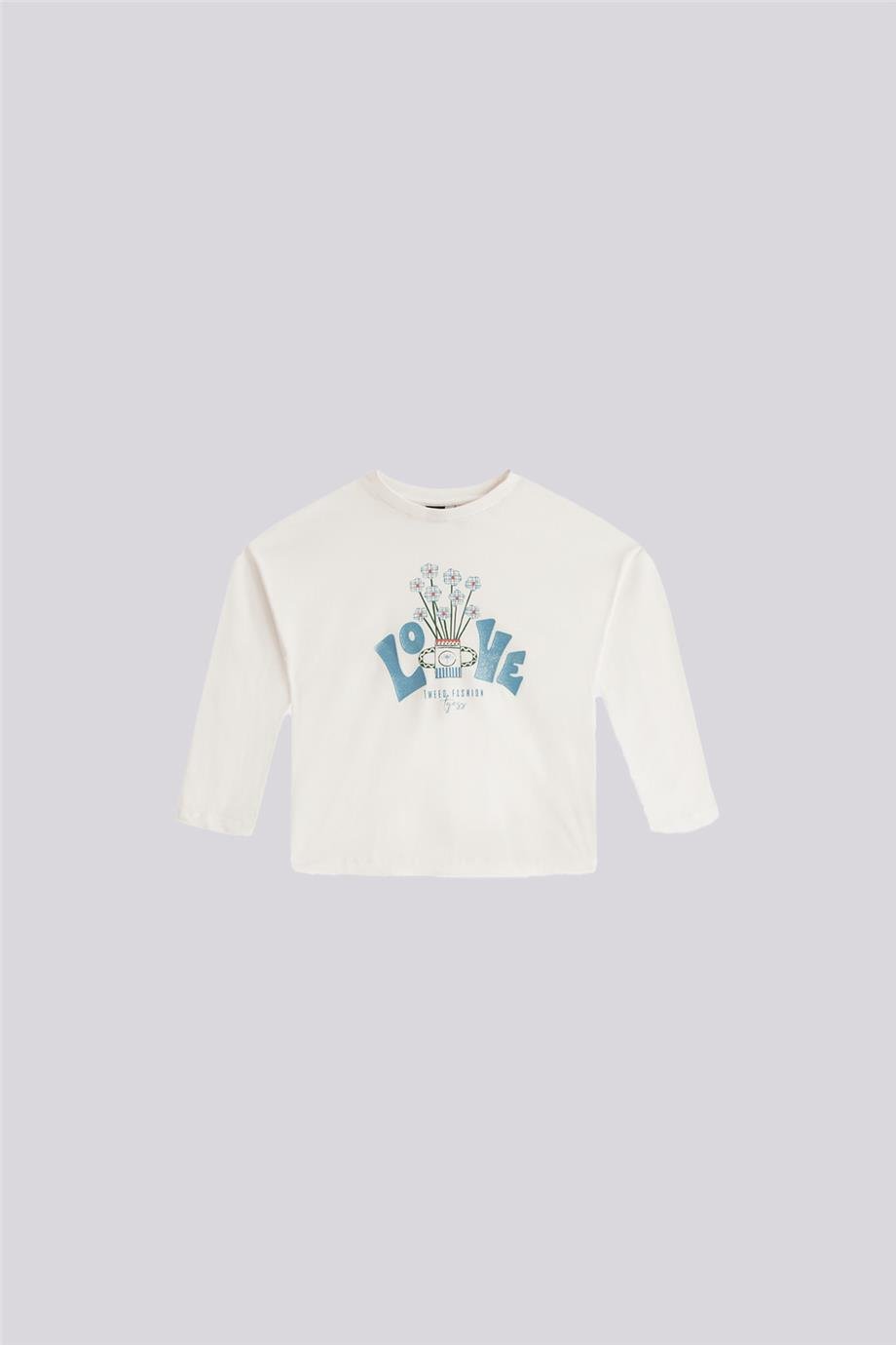 Tyess Kız Çocuk Ekru TshirtTyess Kız Çocuk Ekru Tshirt