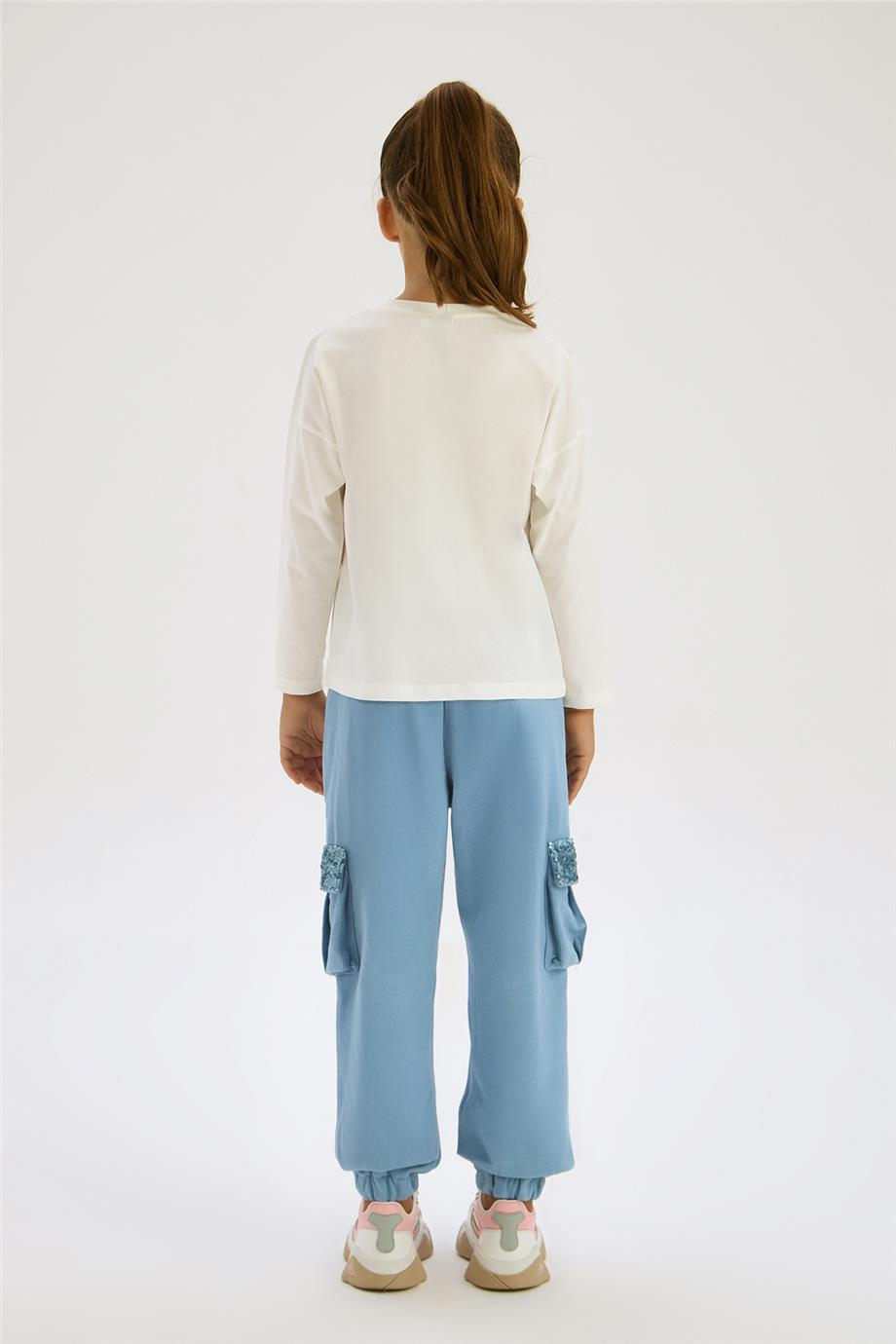 Tyess Kız Çocuk Ekru TshirtTyess Kız Çocuk Ekru Tshirt