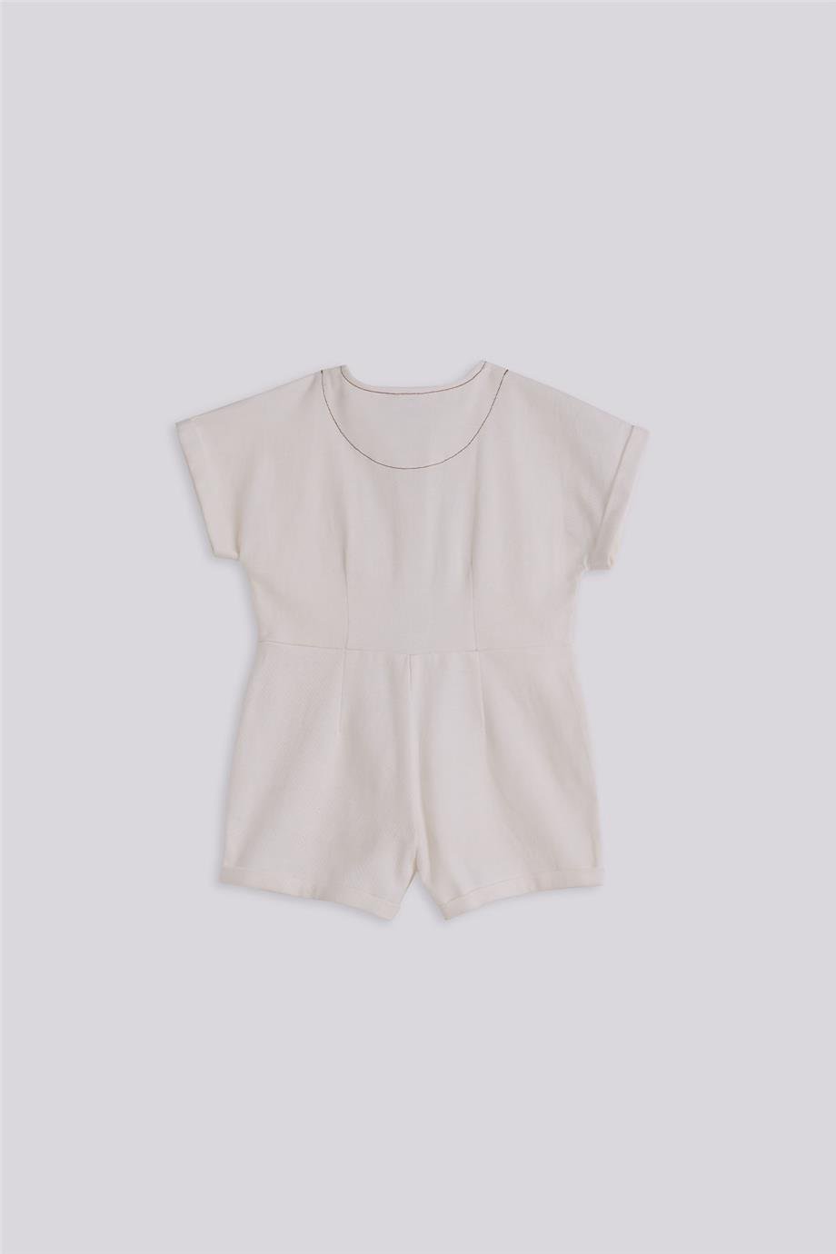 Tyess Kız Çocuk Ekru TulumTyess Kız Çocuk Ekru Tulum