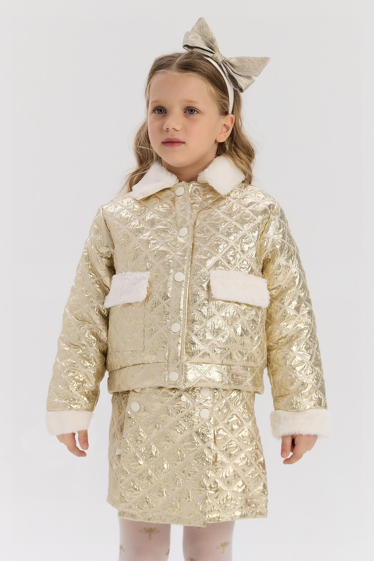 Tyess Girl Gold JacketTyess Girl Gold Jacket