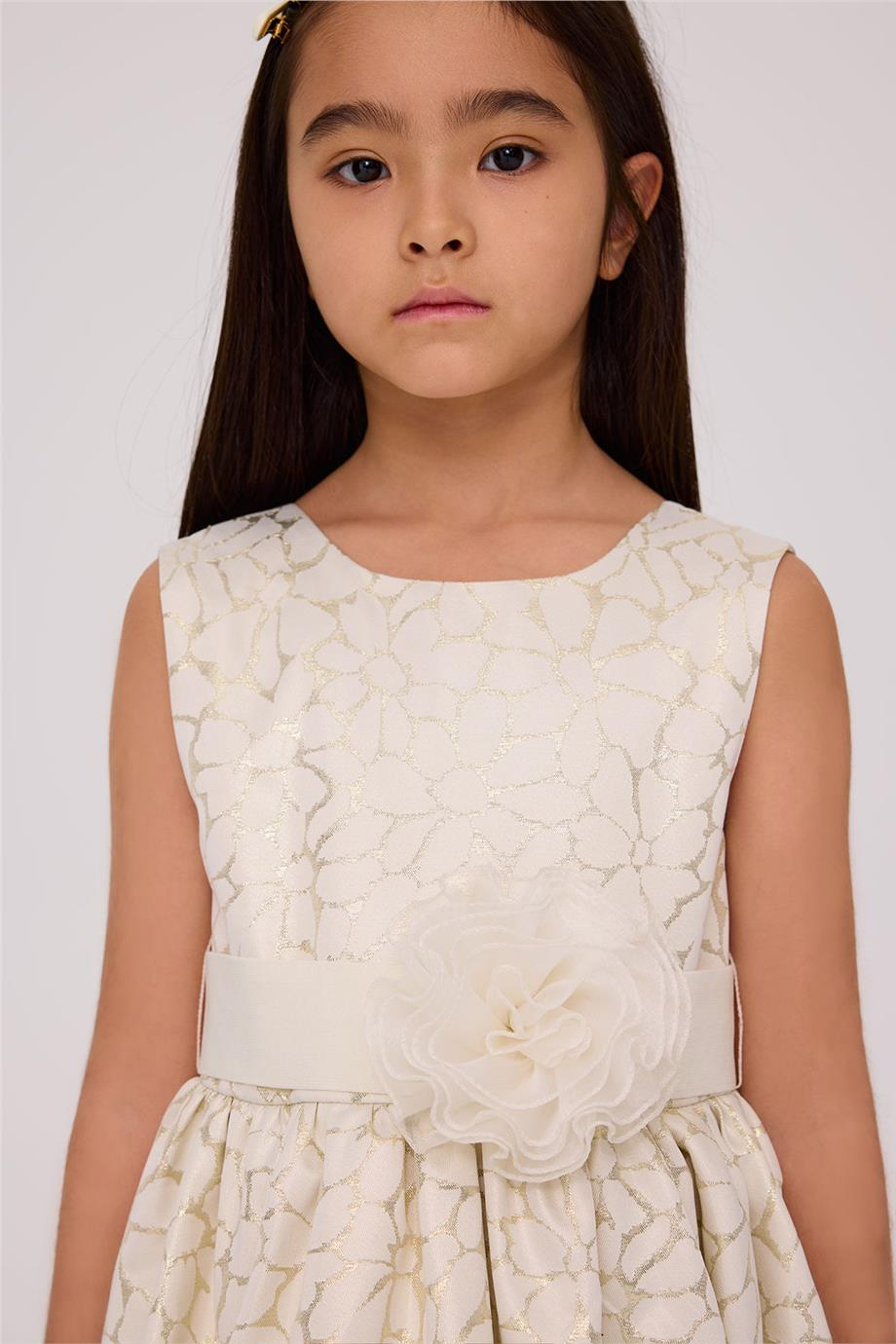 Tyess Kız Çocuk Gold ElbiseTyess Kız Çocuk Gold Elbise