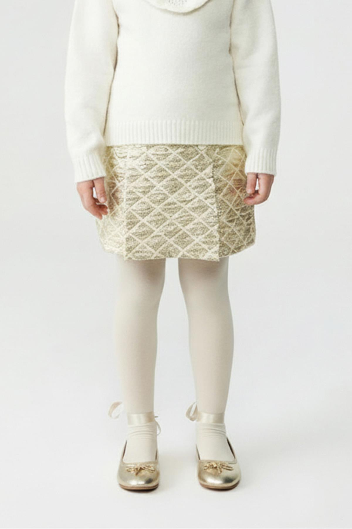 Tyess Girl Gold SkirtTyess Girl Gold Skirt