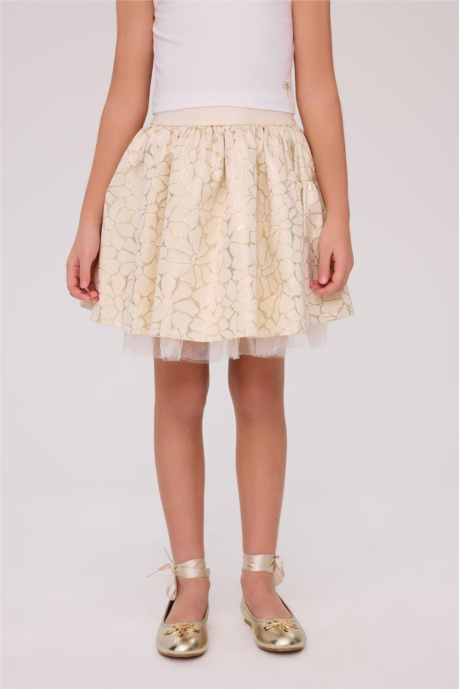 Tyess Kız Çocuk Gold EtekTyess Kız Çocuk Gold Etek