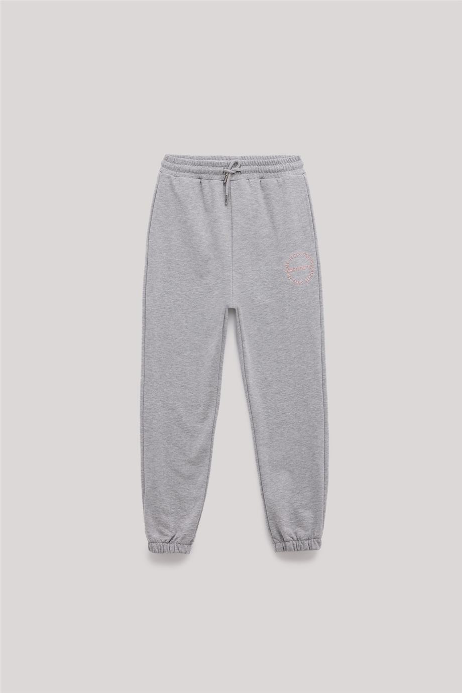 Tyess Kız Çocuk Gri Eşofman Altı