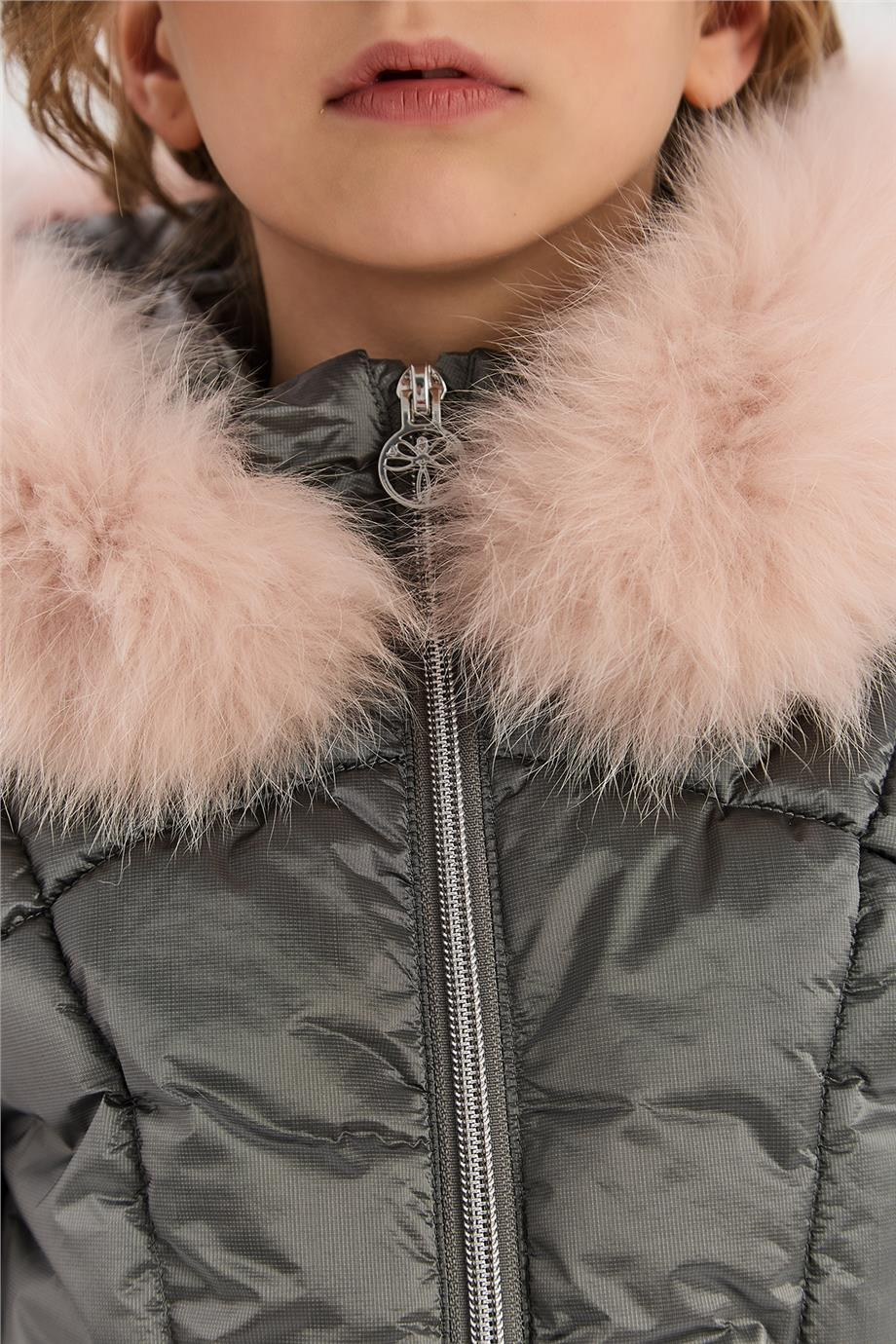 Tyess Girl Grey CoatTyess Girl Grey Coat