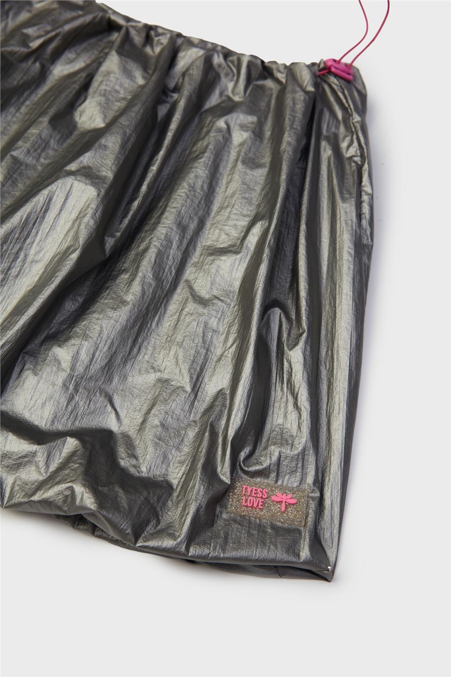 Tyess Kız Çocuk Gümüş Etek