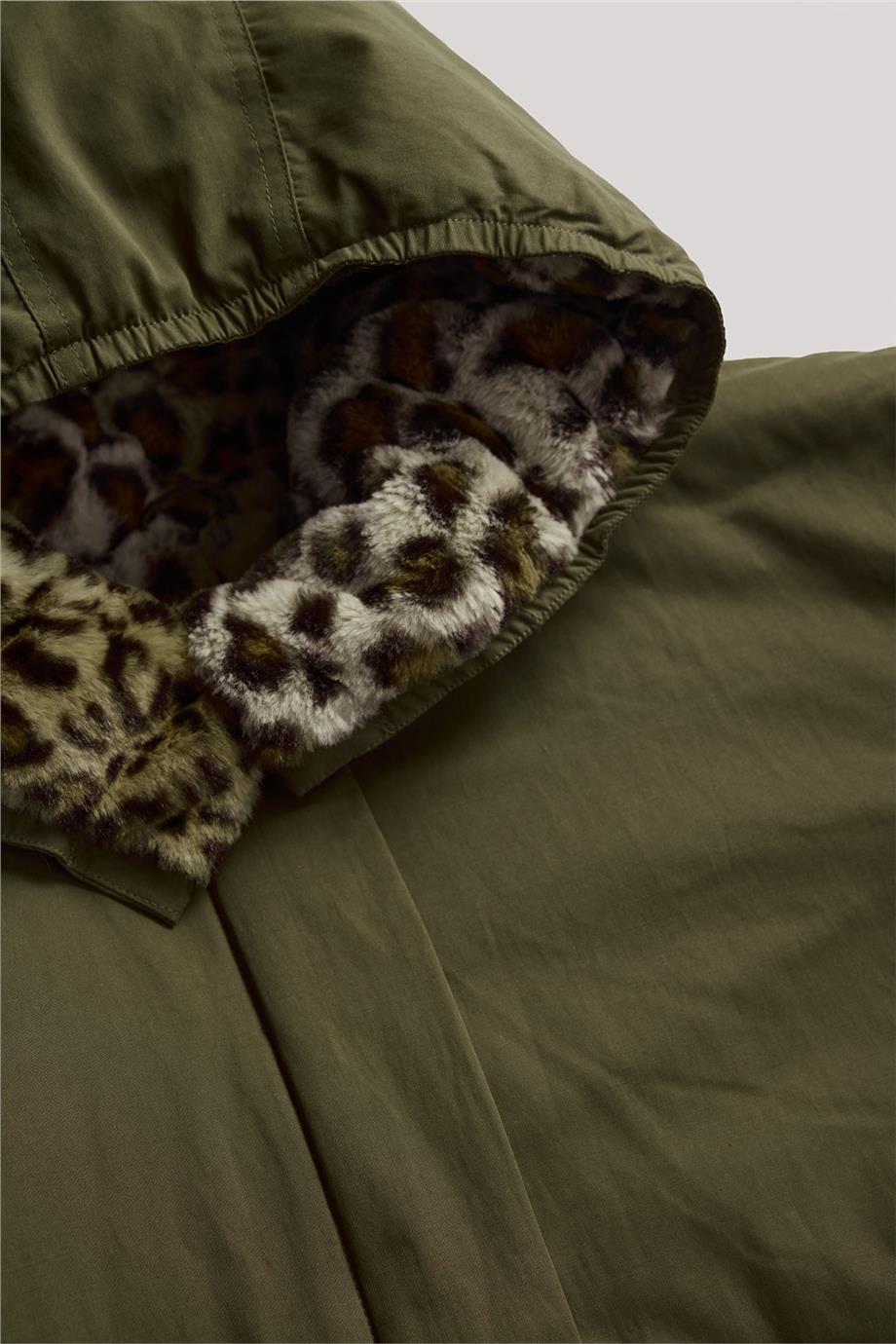 Tyess Kız Çocuk Haki Mont