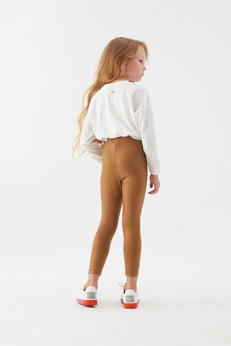 Tyess Kız Çocuk Kamel Tayt