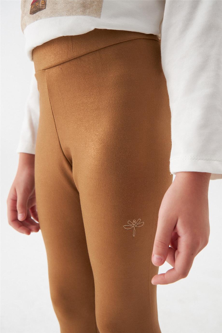 Tyess Kız Çocuk Kamel Tayt