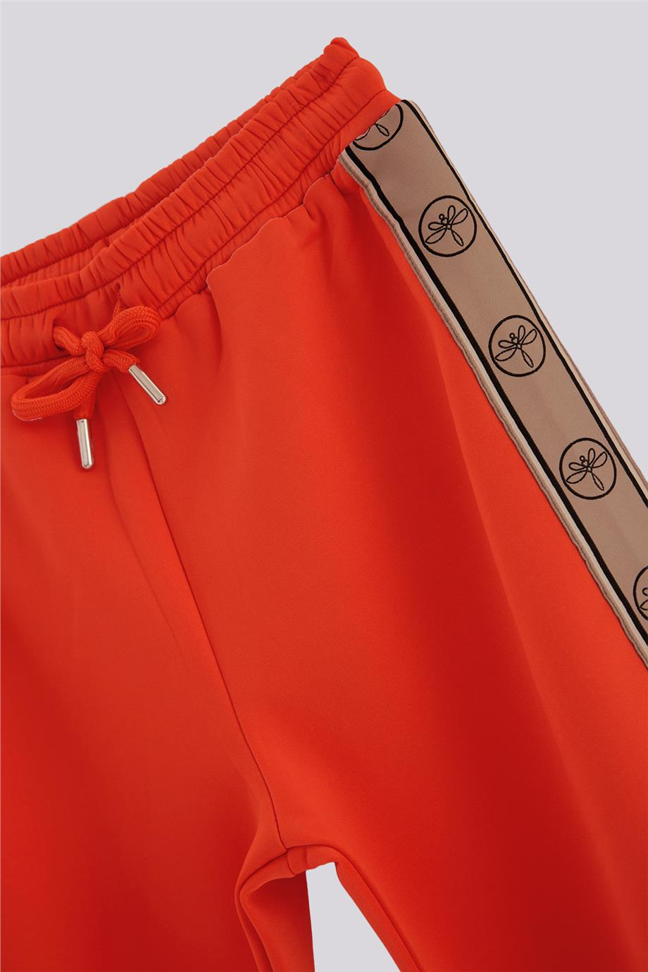 Tyess Kız Çocuk Kırmızı Eşofman AltıTyess Kız Çocuk Kırmızı Eşofman Altı