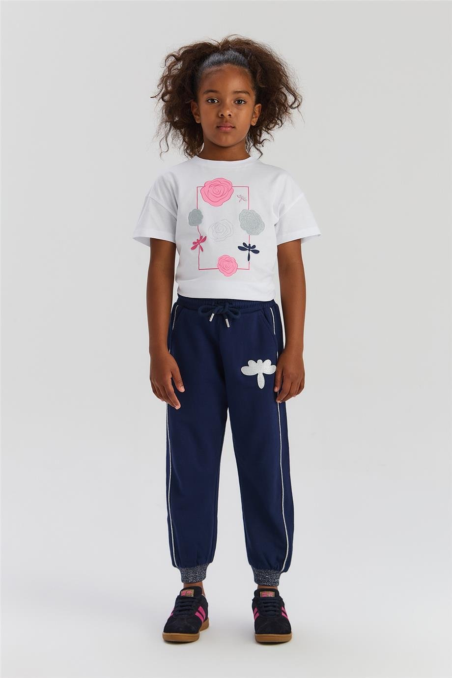 Tyess Kız Çocuk Lacivert Eşofman AltıTyess Kız Çocuk Lacivert Eşofman Altı