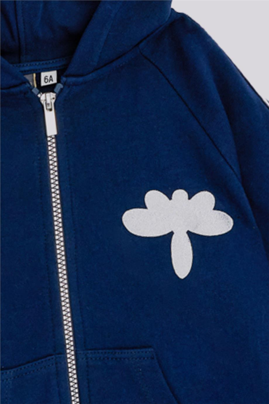 Tyess Kız Çocuk Lacivert Eşofman ÜstüTyess Kız Çocuk Lacivert Eşofman Üstü