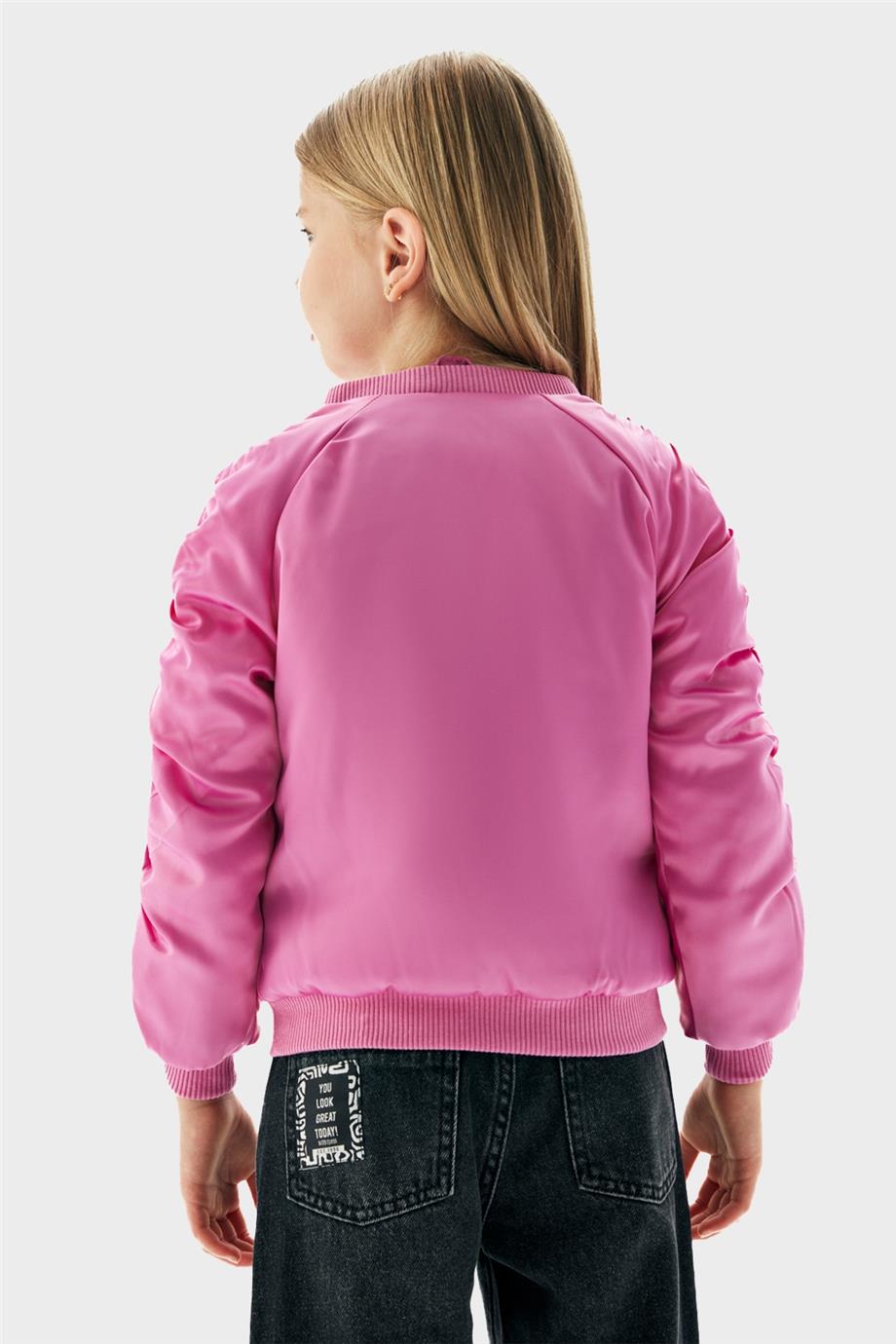 Tyess Kız Çocuk Lila Ceket