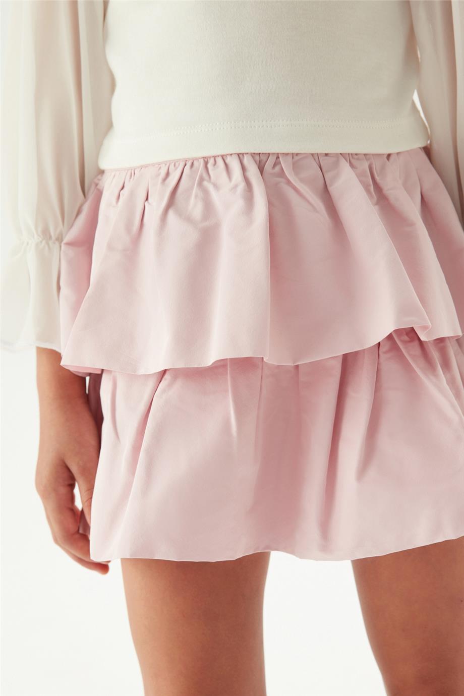 Tyess Kız Çocuk Lila Etek