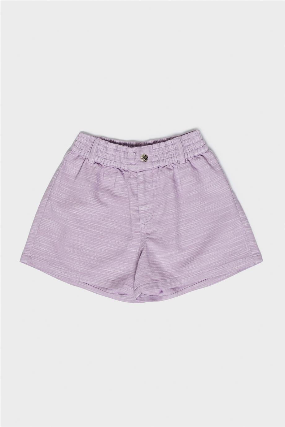 Tyess Kız Çocuk Lila Şort